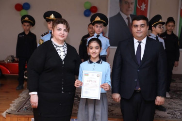 Bərdədə yol hərəkəti qaydalarına həsr olunmuş maarifləndirici tədbir keçirilib