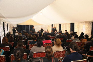 Bərdə rayon İcra Hakimiyyəti başçısının Sərkarlar kəndində səyyar qəbul-görüşü keçirilib