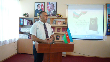 14.07.2025-ci il tarixində Qarabağ Regional Mədəniyyət İdarəsinin tabeliyində olan Bərdə rayon MKS-nin 2 nömrəli şəhər kitabxana filialının təşkilatçılığı ilə Səməd Vurğun adına Mərkəzi kitabxananın uşaq şöbəsinin oxu zalında Azərbaycan Respublikasında 2025-ci ilin “Konstitusiya və Suverenlik İli” elan edilməsi haqqında Azərbaycan Respublikası Prezidentinin Sərəncamı çərçivəsində Ümummilli Lider Heydər Əliyevin ilk dəfə siyasi hakimiyyətə gəlməsinin 56-cı il dönümü münasibətilə “Azərbaycanın ink