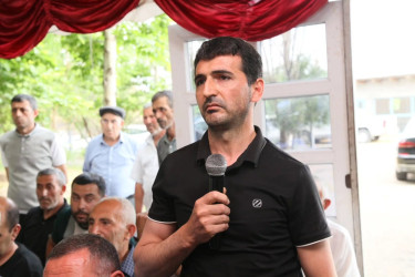 Bərdə rayon İcra Hakimiyyəti başçısının Mehdili  kəndində səyyar qəbul-görüşü keçirilib.
