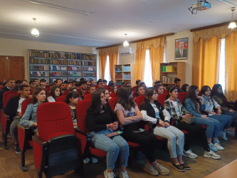 Bərdə şəhərində açılması planlaşdırılan DOST Mərkəzi üçün könüllü fəaliyyətinin təbliğ edilməsi məqsədilə Bərdə Dövlət İdarəetmə və Texnologiya kollecində, Bərdə Peşə Liseyində "Könüllü DOST" proqramının təqdimatı keçirilmişdir