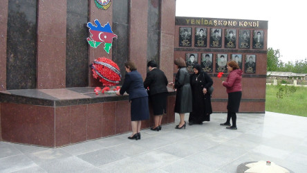 Bərdə rayon Yeni Daşkənd kəndində şəhid Məhərrəm Əliyevin 60 illik yubileyi münasibətilə xatirəsi anılıb