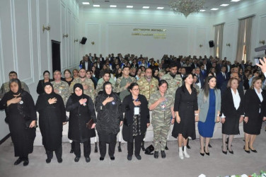 Oktyabrın 24-də Yeni Azərbaycan Partiyası  Bərdə rayon təşkilatı partiyanın yaradılmasının 30-cu ildönümünə həsr edilmiş konfrans keçirib