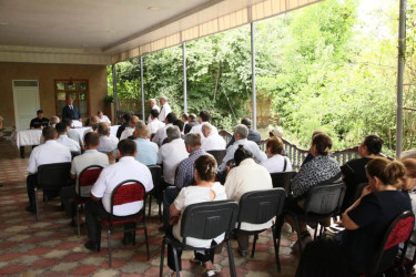 Bərdə Rayon İcra Hakimiyyəti başçısının Hacıbəyli kəndində səyyar qəbul-görüşü keçirilib
