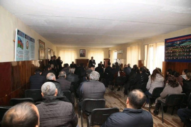 Bərdə Rayon İcra Hakimiyyəti başçısının Vəliuşağı kəndində səyyar qəbul-görüşü keçirilib