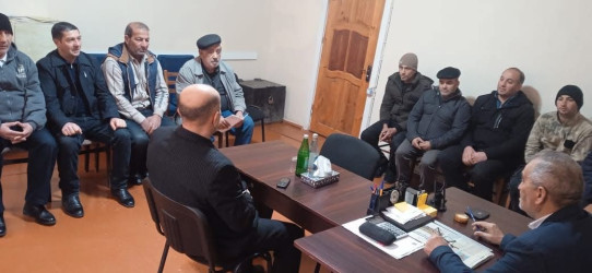 Bərdə rayon İcra Hakimiyyəti başçısının inzibati ərazi dairəsi üzrə nümayəndəliklərində vətəndaşlar qəbul edilmişdir