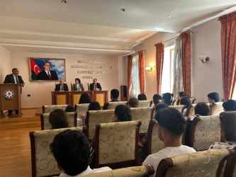 Mayın 13-də Bərdə rayon Heydər Əliyev Mərkəzində  Azərbaycan Respublikasının Prezidenti cənab İlham Əliyevin “Şəhərsalma və Memarlıq İli”nin elan edilməsi haqqında Sərəncamına əsasən “Milli memarlıq və müasir Şəhərsalma ” adlı tədbir keçirilmişdir