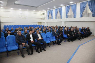 Bərdədə Ekologiya və Təbii Sərvətlər Nazirliyi, Azərbaycan Dövlət Su Ehtiyatları Agentliyi və Bərdə Rayon İcra Hakimiyyətinin birgə təşkilatçılığı ilə mövcud su ehtiyatlarının idarə olunması, səmərəli istifadənin təşkili və alternativ su mənbələrinin yaradılması istiqamətində maarifləndirici tədbir keçirilib.