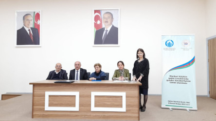 Bərdədə "Məcburi köçkün qadın icmalarında gender bərabərliyinin təmin olunması adlı" layihə çərçivəsində maarifləndirici seminar keçirilmişdir