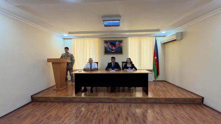 Bərdədə “20 sentyabr-Dövlət Suverenliyi Günü” münasibətilə  “Suverenliyimiz-əbədi   zəfərimiz” mövzusunda tədbir keçirilib